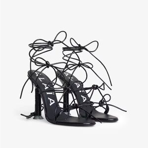 Alaia 
BOBINE SANDALS IN LAMBSKIN- 2025 Season ( NEW)